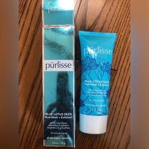 Purlisse Blue Lotus Seed Mud Mask + Exfoliant 2.5oz